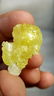 Natural Lemon yellow Brucite Mineral- 4.5 Grams - 3
