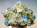 464.1 grams Chlorine Quartz Crystals Cluster - 2