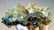 464.1 grams Chlorine Quartz Crystals Cluster - 3