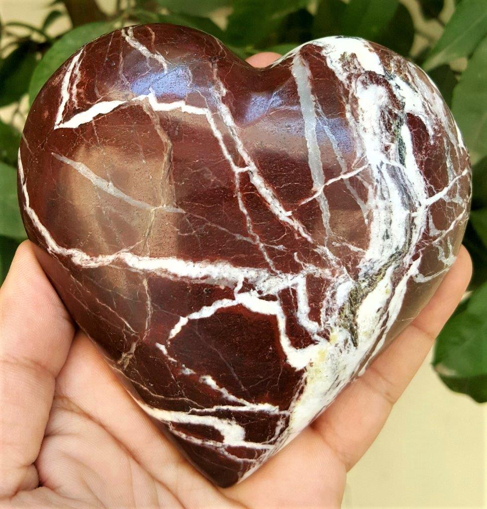 561 Grams Healing Jasper Healing Heart (1 of 5)