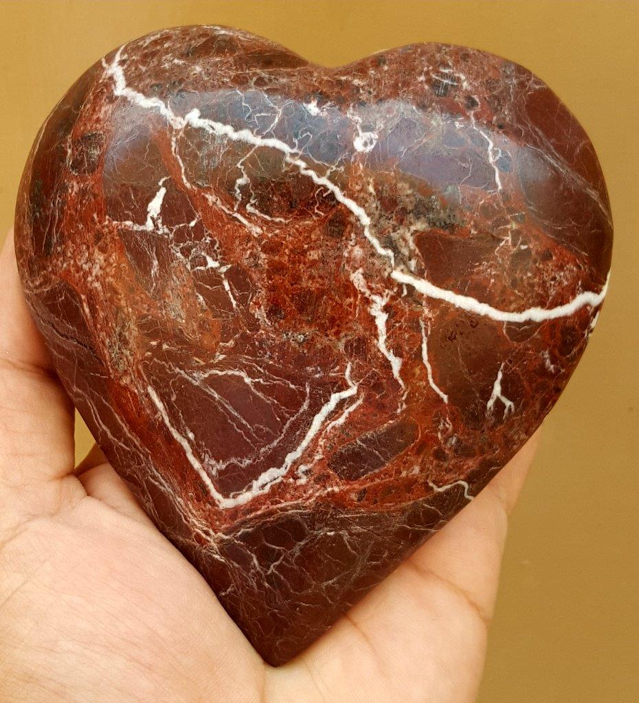 627 Grams Healing Jasper Healing Heart (1 of 3)