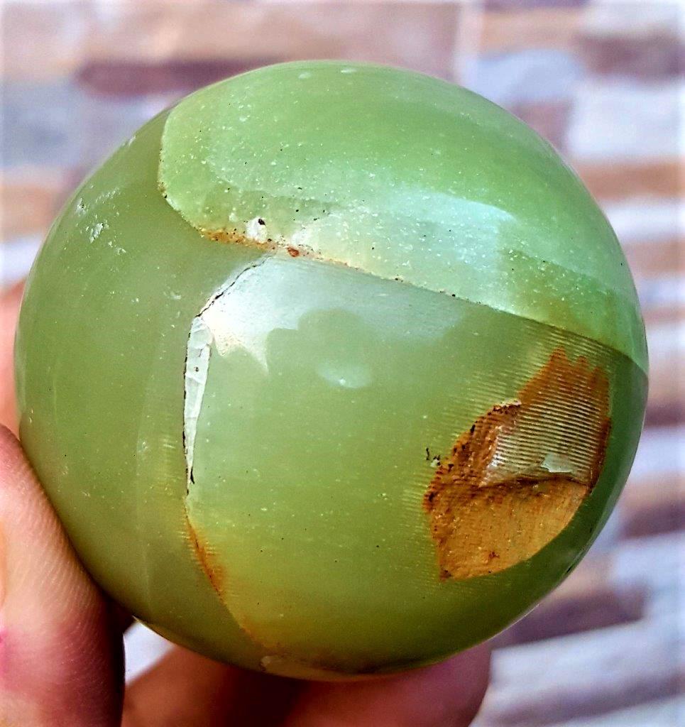 170 Grams Calcite Sphere - Diameter 51 mm (1 of 5)