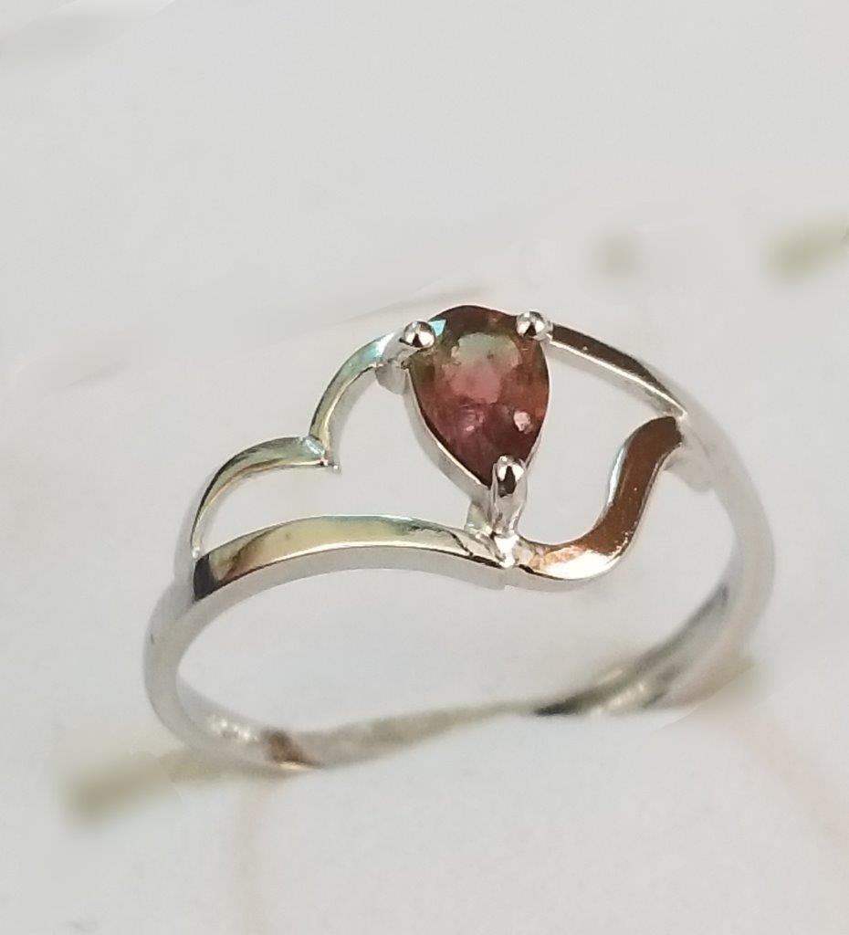 Natural Rubelite  Gemstone Ring (1 of 3)