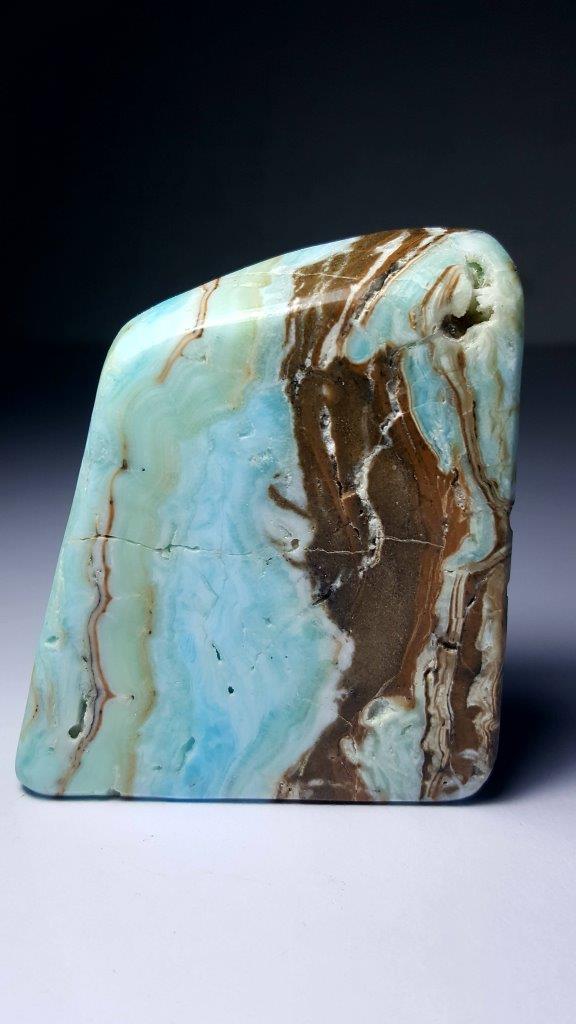 269 Grams Naturally itched Fluorescent Calcite Tumble (1 of 4)