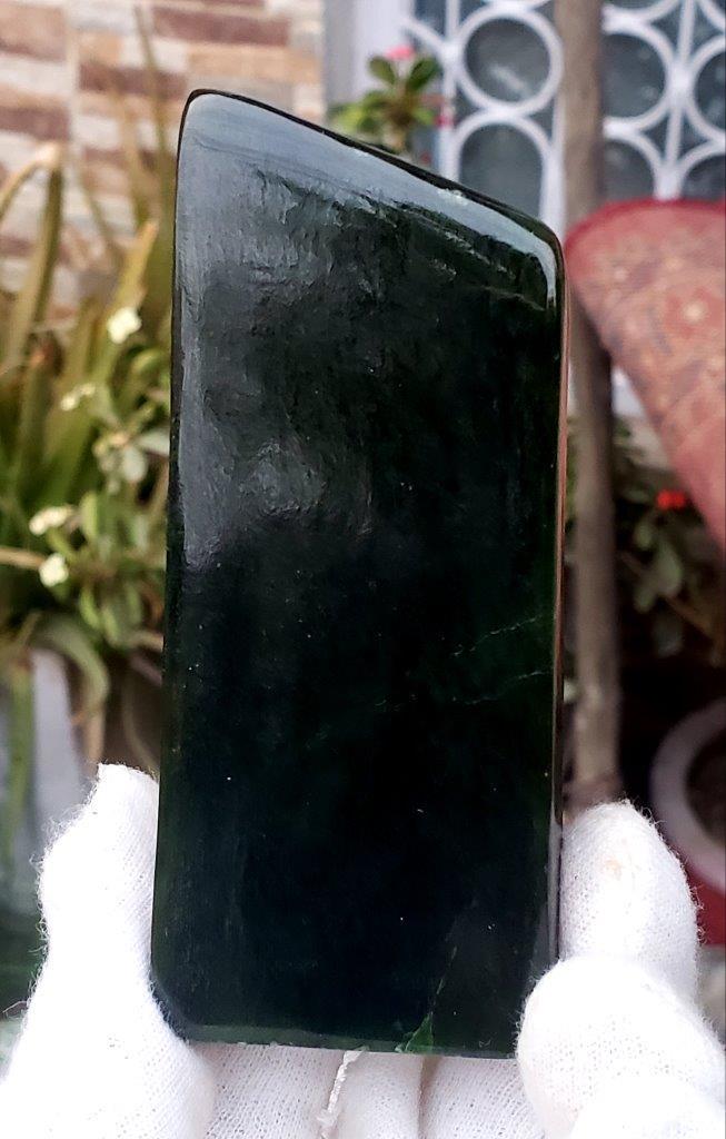 Nephrite Jade Standing Tumble -197.7 Grams (1 of 4)