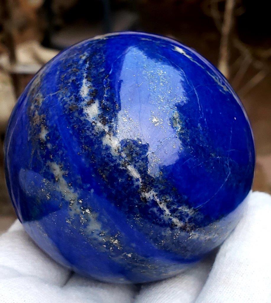 Royal Blue Lapis Lazuli Healing Sphere - 280 Grams (1 of 4)