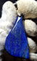 Deep Blue Lapis Lazuli Sterling Silver Pendant - 2