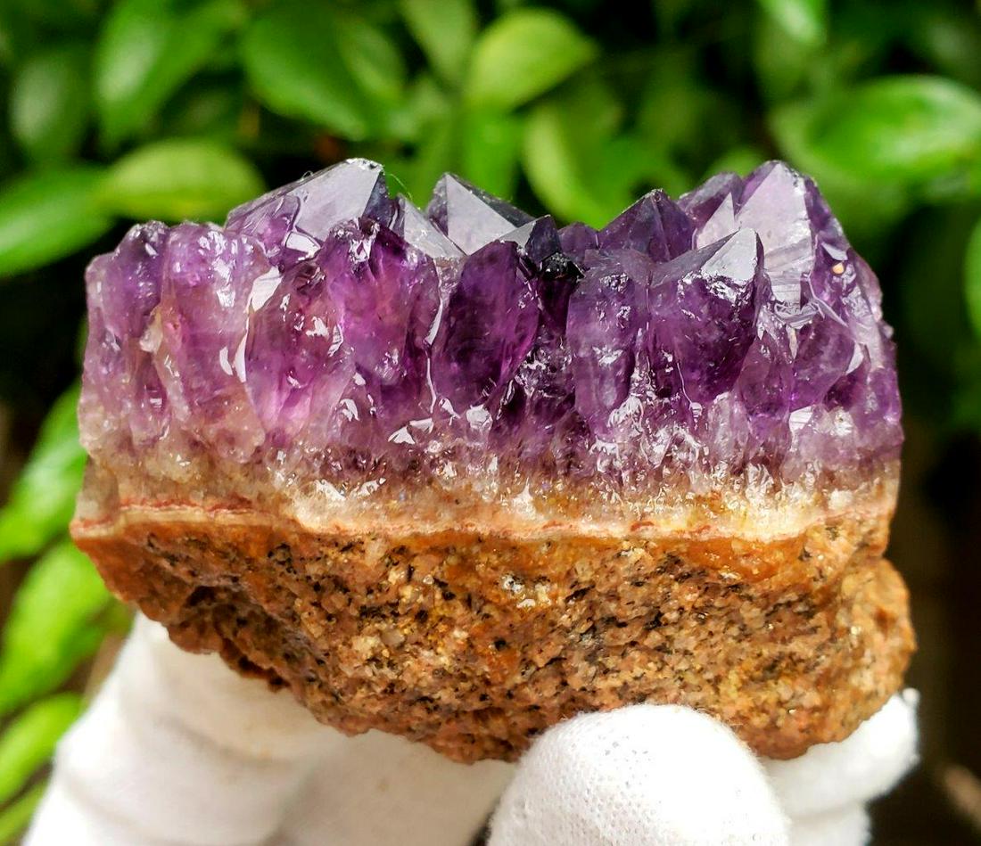 Amethyst Crystals Cluster Specimen - 182.6 Grams (1 of 3)