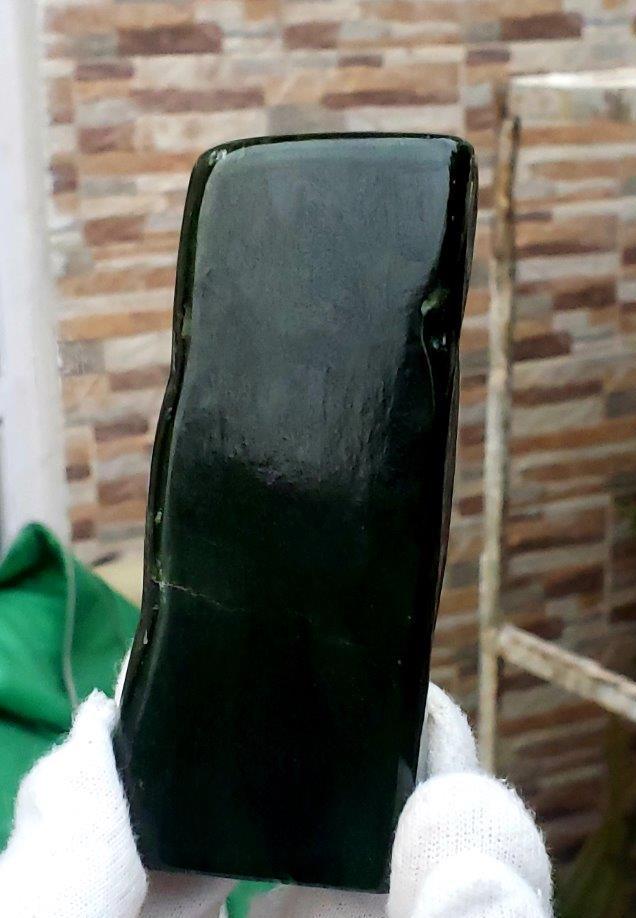 Nephrite Jade Standing Tumble -180 Grams (1 of 3)
