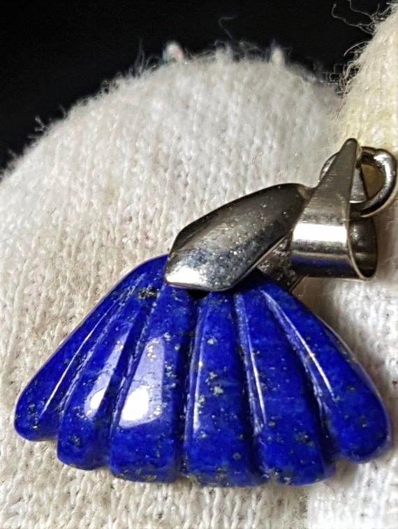 Blue Lapis Pendant in Silver Sterling (1 of 2)