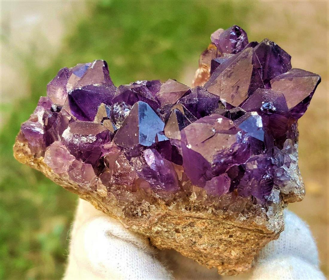 98.4 Grams Natural Amethyst Crystals Cluster (1 of 4)