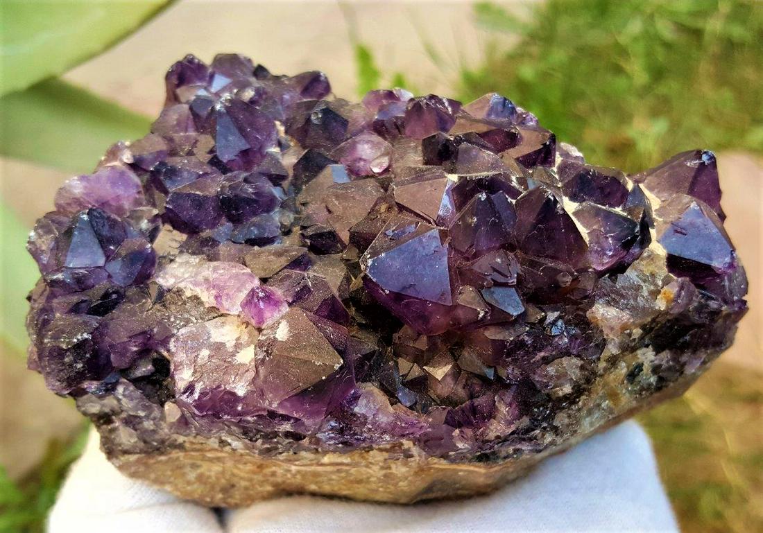 602.6 Grams Natural Amethyst Crystals Cluster (1 of 5)