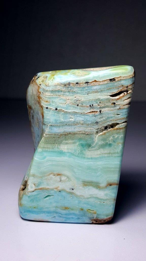 286 Grams Naturally itched Fluorescent Calcite Tumble (1 of 6)