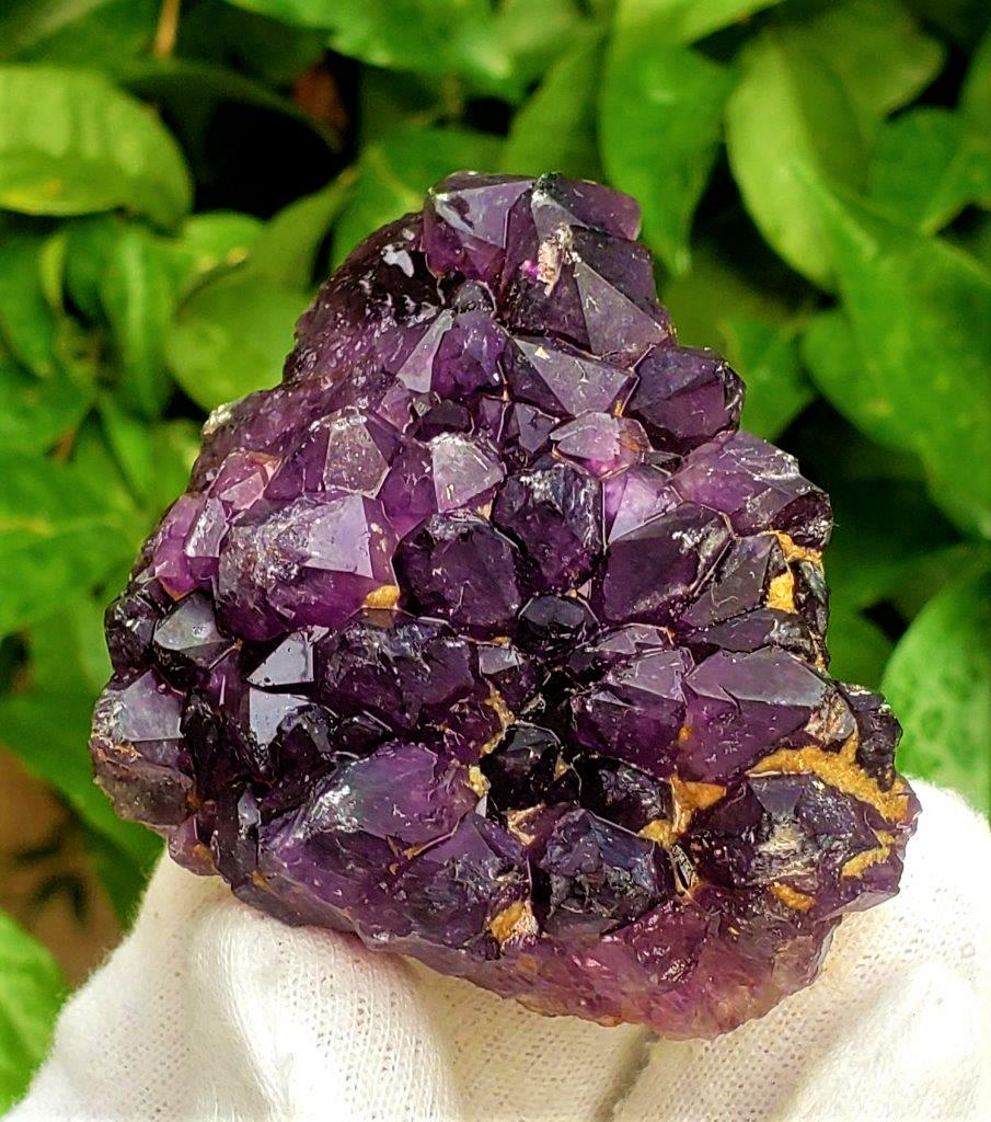 Amethyst Crystals Cluster Specimen - 128.6 Grams (1 of 3)