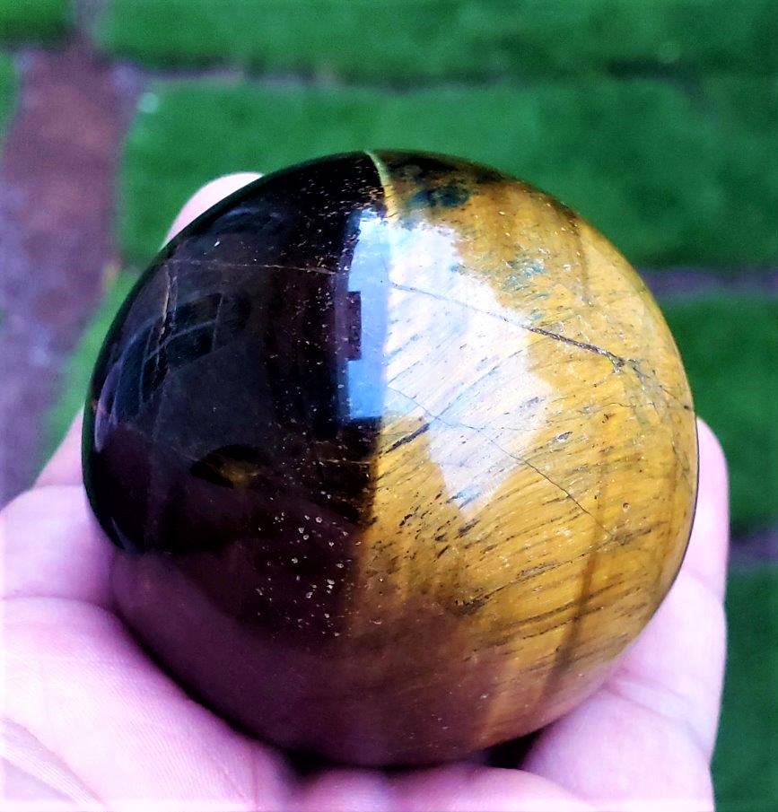 Natural Tiger's Eye Ball Sphere - 215 Grams (1 of 2)
