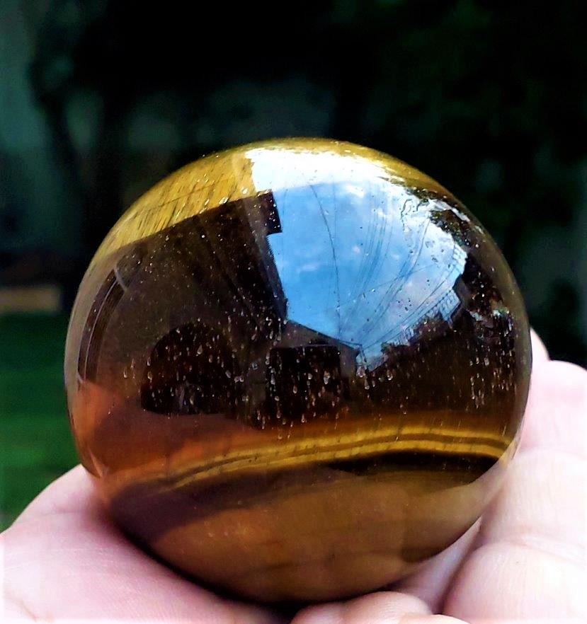 Tiger Eye Healing Sphere - 196.5 Grams (1 of 4)