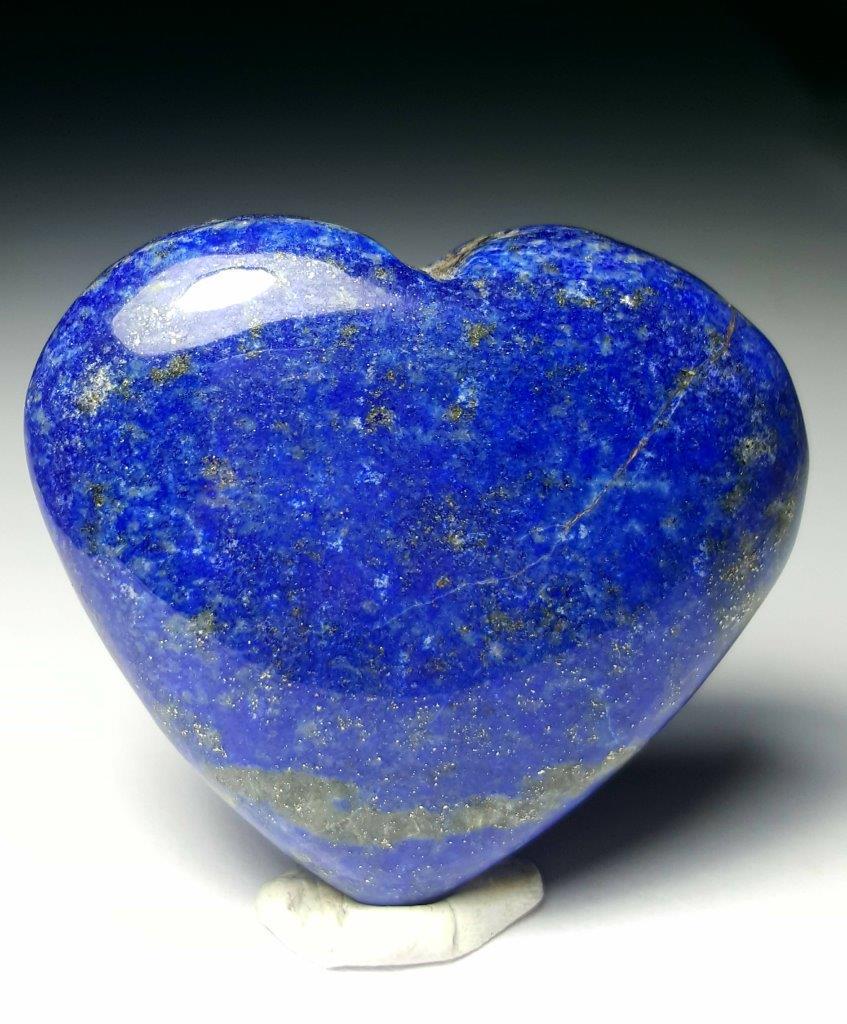 Lapis Lazuli Heart Tumble (1 of 2)