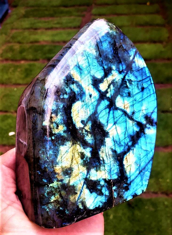Fire Labradorite Polished Tumbled Stone - 1913 Grams (1 of 4)
