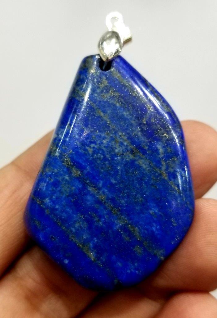 Beautiful lapis lazuli chakra Pendant: Sterling Silver Beautiful lapis lazuli chakra Pendant : Flat-rate of $23.00 to anywhere. shipping rates are determined by Parcel weight and destination. 5$ will be charged for each additional item in 