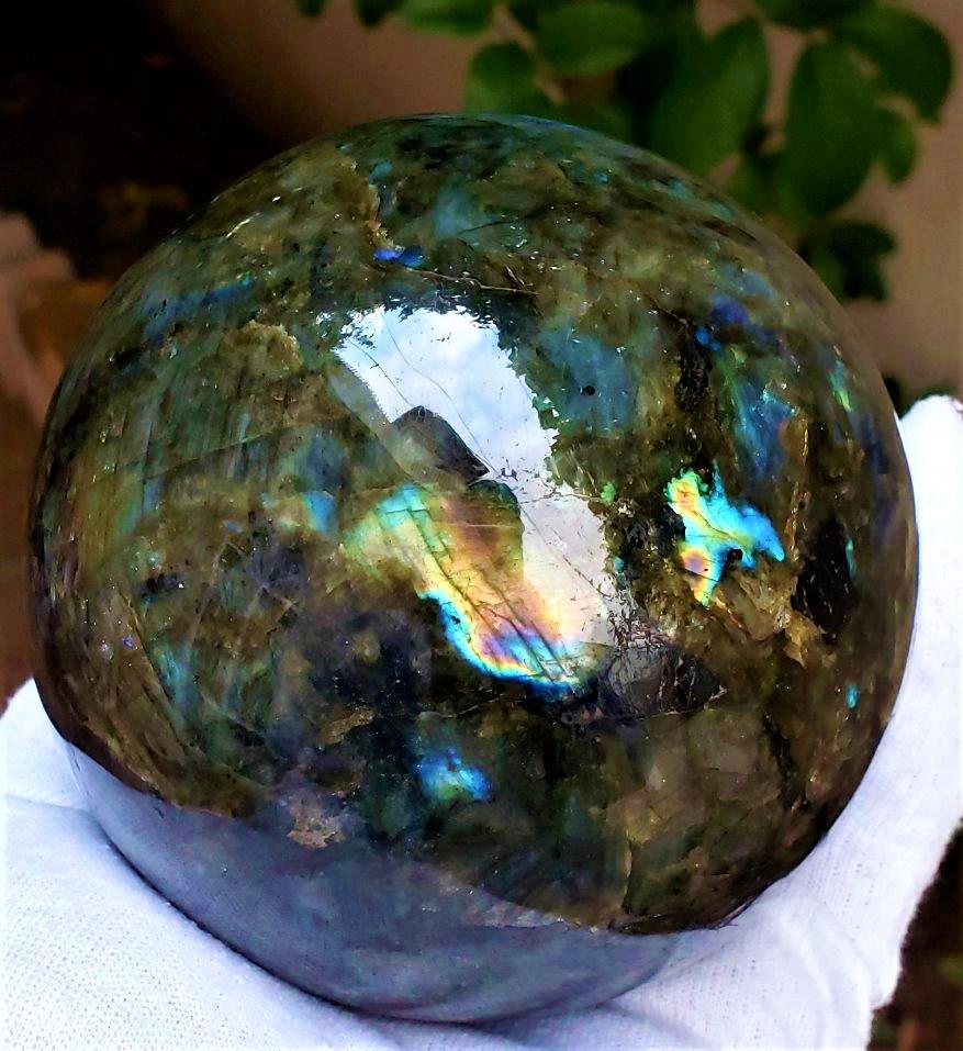 Labradorite Sphere - 1500 Grams (1 of 4)