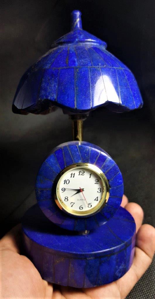 Vintage Lapis Lazuli Best Quality Antique Clock (1 of 4)