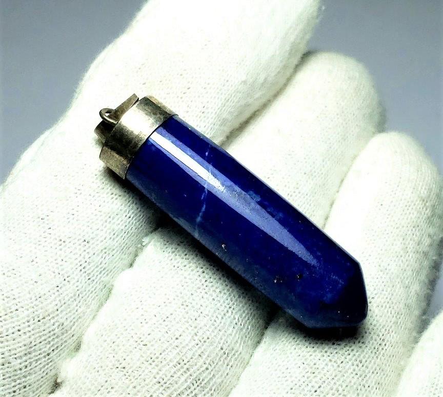 Lapis Lazuli Pendant: Lapis Lazuli Pendant - 31X10.5X10 mm: Flat-rate of $23.00 to anywhere.shipping rates are determined by Parcel weight and destination.5$ will be charged for each additional item in combined shipping wh