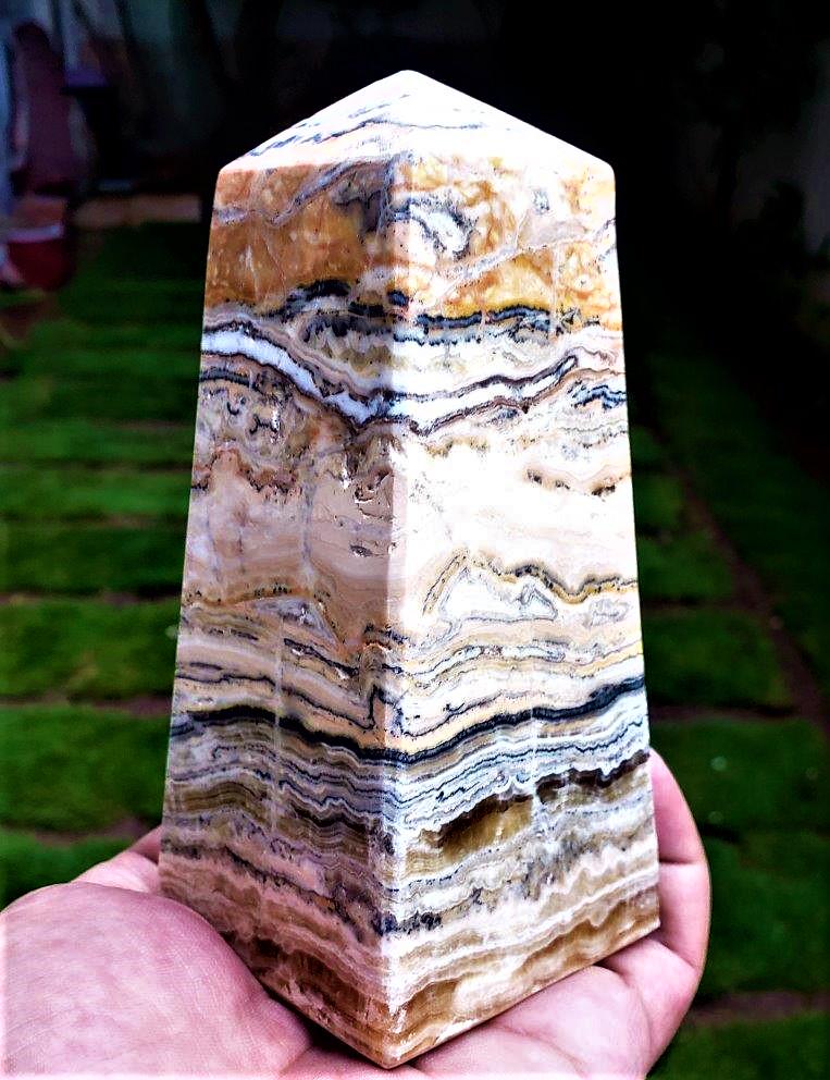 Jasper Tower Pyramid - 813 Grams (1 of 4)