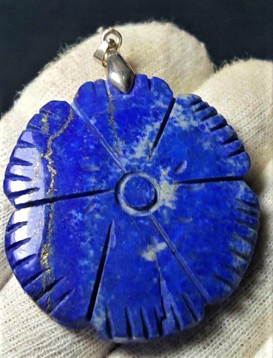 Lapis Lazuli Pendant, Deep Blue Healing Pendant: Lapis Lazuli Pendant, Deep Blue Healing Crystal, Reiki, Throat Chakra, Gift Idea 46X43X7 mm: Flat-rate of $23.00 to anywhere.shipping rates are determined by Parcel weight and destination.5$ will be c