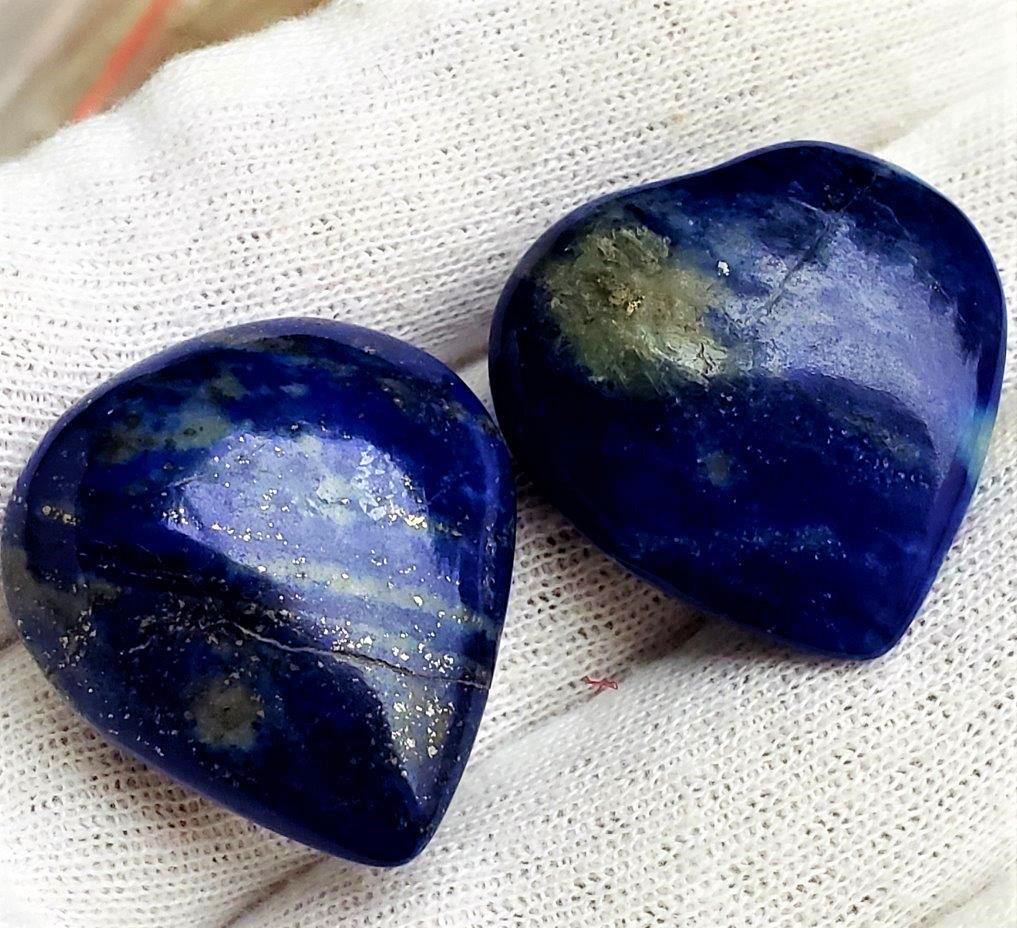 Lapis lazuli Paired Heart Tumblr (1 of 2)