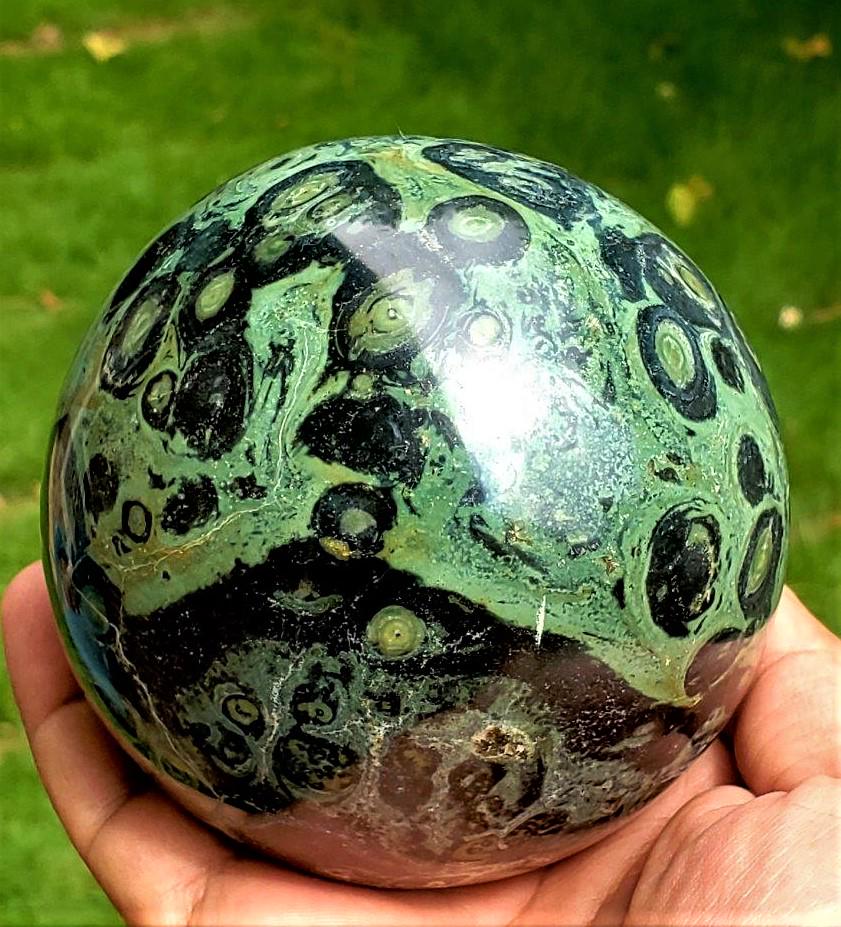 Stromatolite Kambaba Fossil Sphere - 1118 Grams (1 of 5)