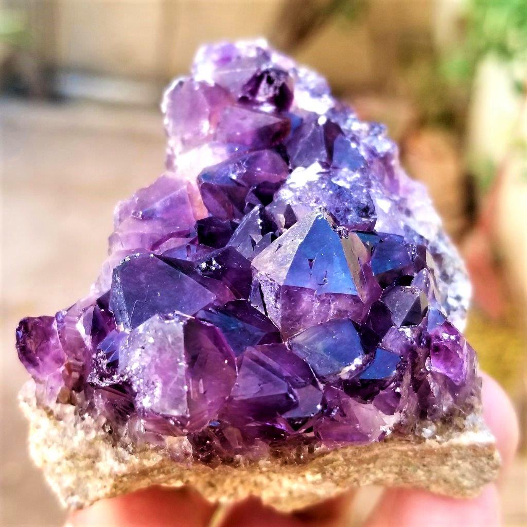 218.1 Grams Amethyst Crystals Cluster Mineral (1 of 5)