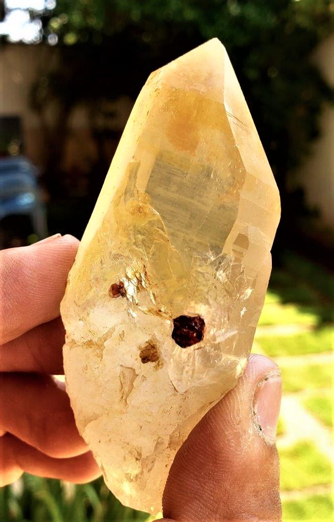 Quartz With Garnet - 90.4 Grams (1 of 2)