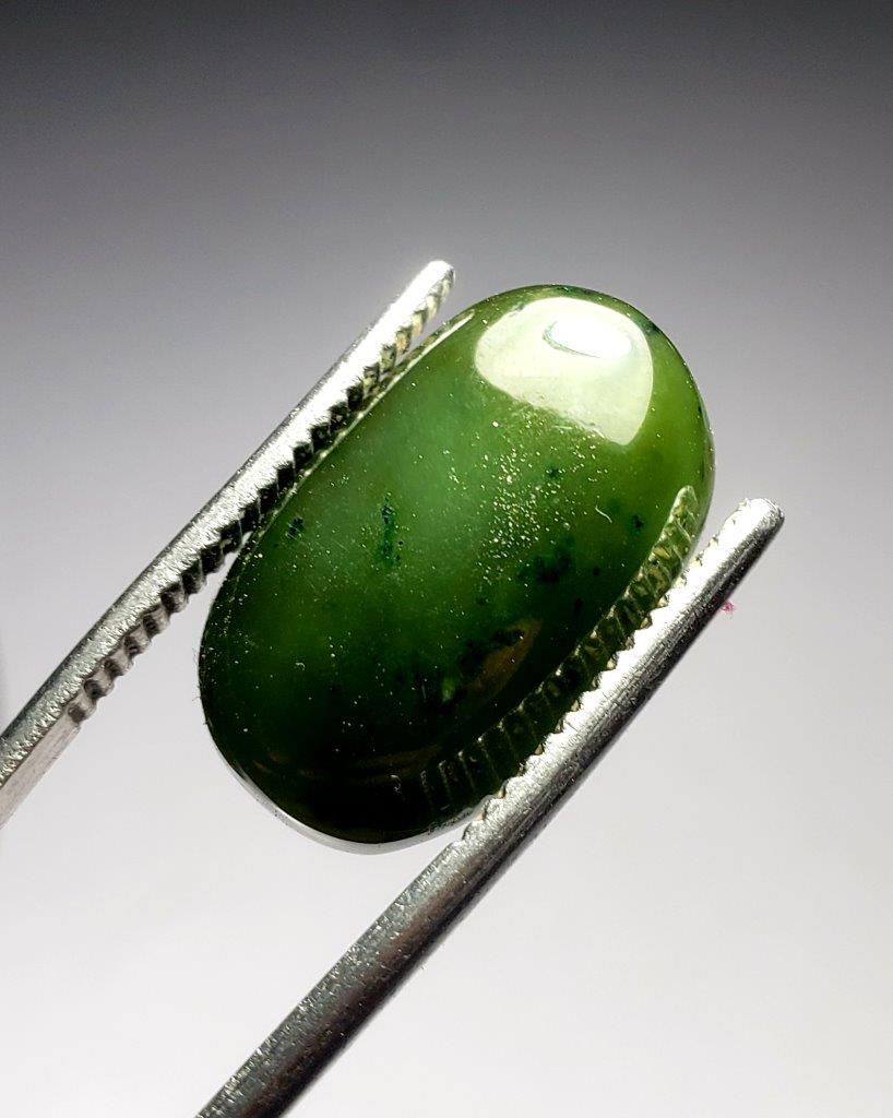 Natural Nephrite Jade Cab - Best For Ring (1 of 3)