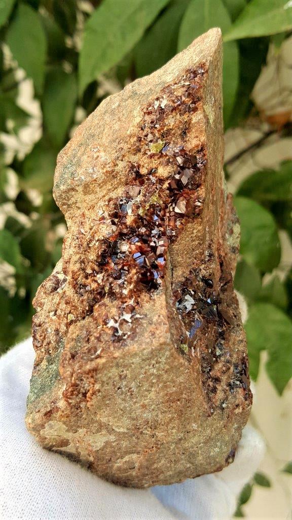 553 Grams Natural hessonite Garnet Cluster (1 of 3)