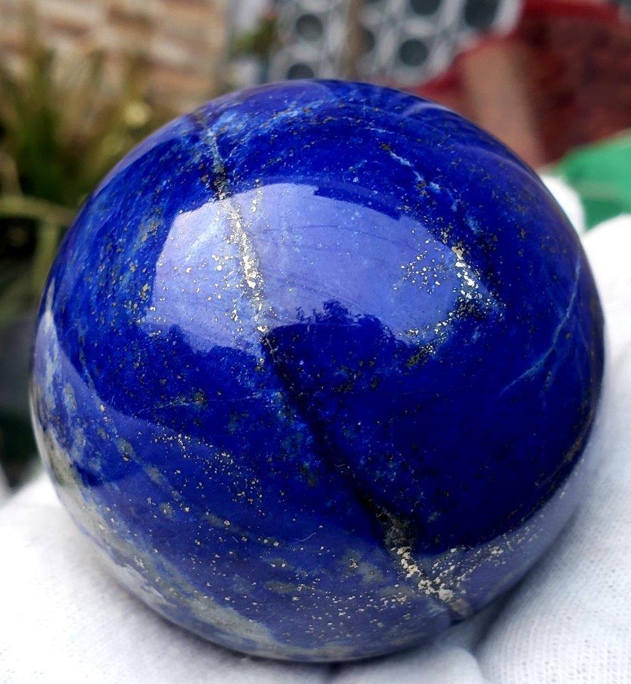 Natural Polished Lapis Lazuli Sphere - 281 Grams (1 of 5)