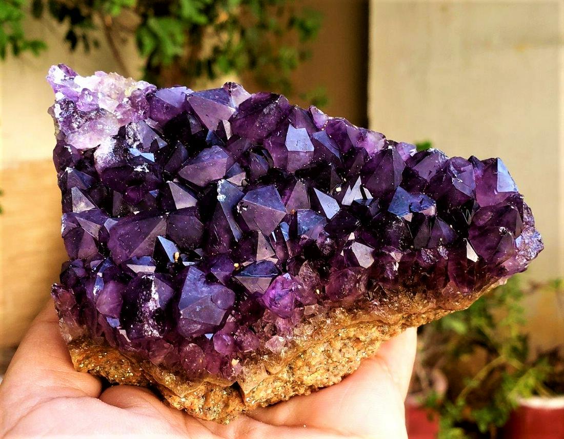 Amethyst Crystals Cluster SpeCimen - 502.7 Grams (1 of 5)