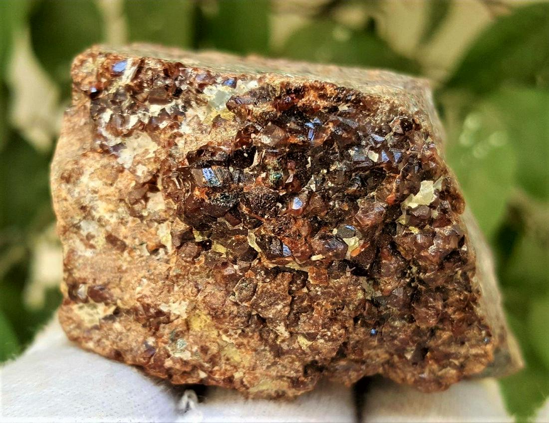 302.3 Grams Natural hessonite Garnet Cluster (1 of 3)