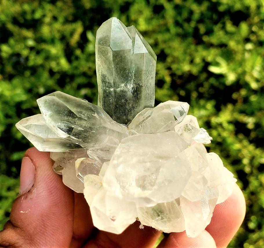 Green Chlorine Quartz Crystal Specimen - 67.2 Grams (1 of 3)