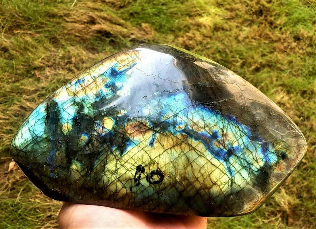 Polished Fire Labradorite Healing Tumble - 1771 Grams (1 of 3)