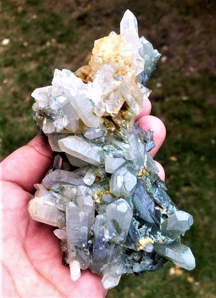Green Chlorine Quartz Crystal Specimen - 236.4 Grams (1 of 5)