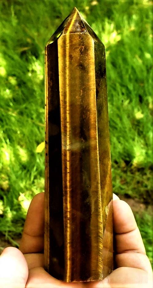 Polished Tiger Eye Tower - 356 Grams (1 of 5)