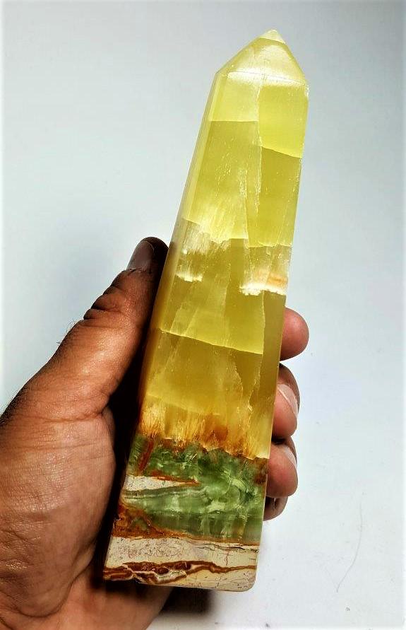 Lemon banded tower Beauty- 364.21 Grams: Lemon banded tower Beauty- 364.21 Grams - 138X38X37 mm Shipping: $45.00. Shipping rates are determined by Parcel weight and destination.