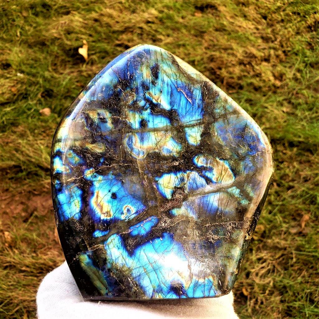 Fire Labradorite Healing Tumble - 1610 Grams - 144X122X (1 of 4)