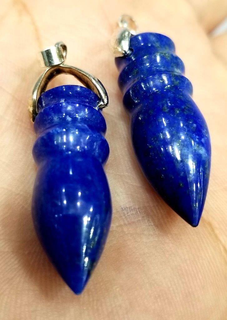 Lapis Lazuli Pendants: Lapis Lazuli Pendants Shipping: $23.00. Shipping rates are determined by Parcel weight and destination.