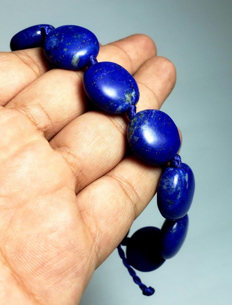 Lapis Lazuli Beaded Bracelet (1 of 4)