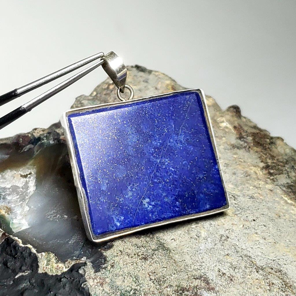 Natural Lapis Lazuli Pendant (1 of 3)