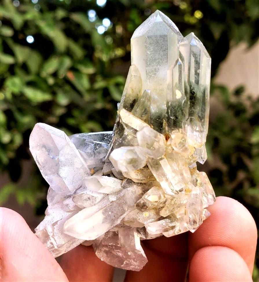 Green Chlorine Quartz Crystal Specimen - 56.3 Gram (1 of 3)