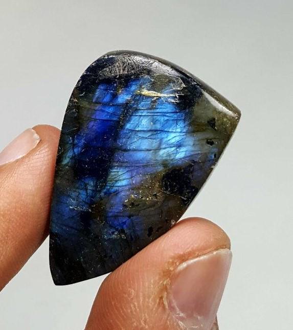Fire Labradorite Cab - 57.7 Carats (1 of 2)