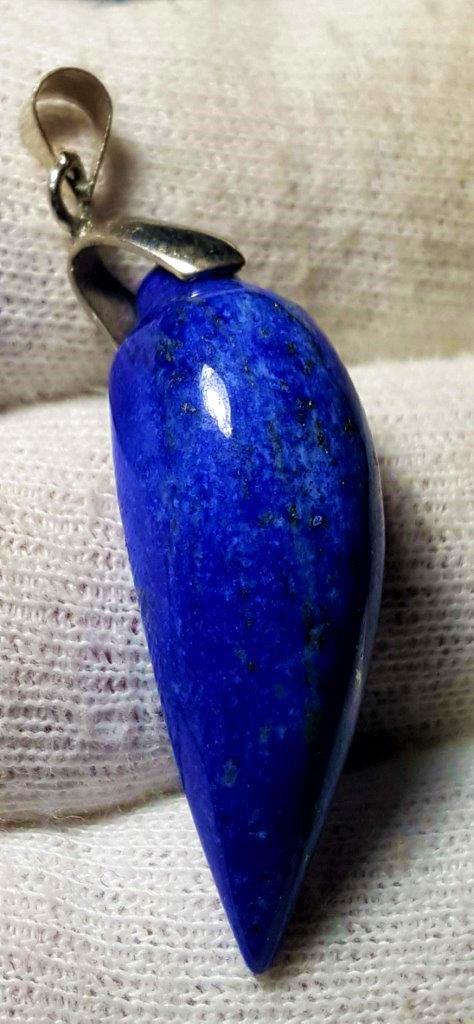 Lapis Lazuli Healing Pendant Jewelry Gift: Lapis Lazuli Healing Pendant gift Jewelry Gift for love - 35X12X12 mm Shipping: $23.00. Shipping rates are determined by Parcel weight and destination.