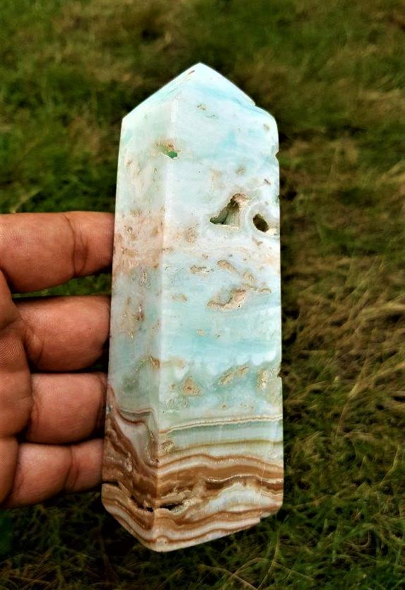 Carrabian CaLCite Tower - 312.7 Grams (1 of 2)